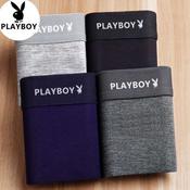 1 Pieces) Playboy Ladies Bodywear Cotton Boxer Shorts Assorted