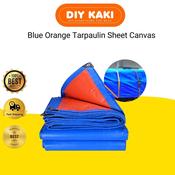 PE Tarpaulin High Quality Waterproof Canvas (Blue Orange Color