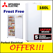 mitsubishi 160l vertical freezer