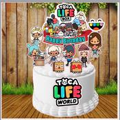 Toca Life World Cake Topper – Edible Cake Toppers