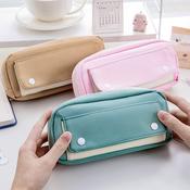 Kawaii Pencil Cases Large Capacity Pencil Bag Pouch Holder Box for Girls  Office Student Stationery Organizer