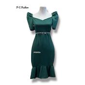 green emerald velvet dress Red Candy Crush Filipiniana Dress