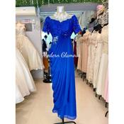 Royal blue gown store for principal sponsor