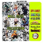 50Pcs Attack on Titan Anime Panel Wall Collage Kit Sticker for