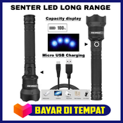 Jual TaffLED Senter LED XHP70.2 90000 Lumens ZOOM JARAK JAUH SUPER