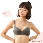 Pure Basic Wired 3/4 Cup Push-Up Demi T-shirt Bra – Young Hearts