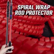 MR.T】Spiral Wrap Cover 1m Rod Protector Rod Pancing Plastic Cover