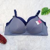 Ready Stock】 Women Bra 46/105 D cup Bra Full Cup Wired Underwear Thin Cup  Push up