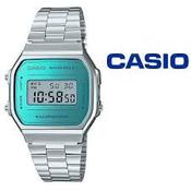 Casio A168WEM-1 Men's Youth Collection Mirror Dial Alarm Chronograph  Illuminator Digital Watch