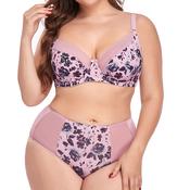 Big Size Bra 38-48 C D Cup Full Cup Soft Lace Bras Non-wired No