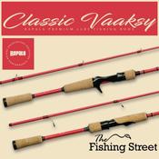 2022 RAPALA Classic Vaaksy Baitcast & Spinning Fishing Rod BC