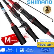 SHIMANO Reel Rod Joran Pancing Fishing Reel Spinning Rod Set