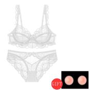 Bras Sets Sexy Lace Skinny Women Underwear Set Transparent Seamless  Embroidery Plus Size Lingerie Bra Womens And Panty From Vincant, $40.47