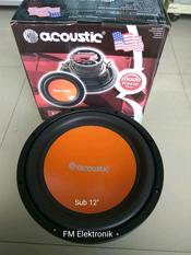 Subwoofer acoustic 12 deals inch
