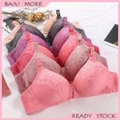 Women Bra Lingerie Daily Bra Strong Elastic Lingerie Push Up Bra Coli  Wanita (BR 06)