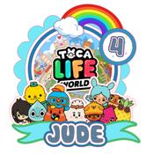 Toca Life World Cake Topper/ Toca Boca / Toca Life World/ Toca