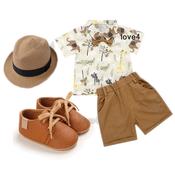 Safari outfit for 2024 1 year old boy