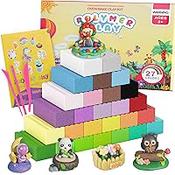 Polymer Clay 72 Colors, Modeling Clay for Kids, Non-Sticky Oven
