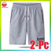 M-2XL Men Fitness Sport Shorts Pants Seluar Sportwear Fitness