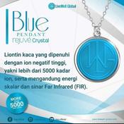 Blue pendant rejuve deals crystal