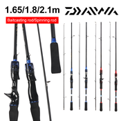 Portable Fishing Rod 1.65m/1.8m/2.1m Carbon Spinning Casting Rod