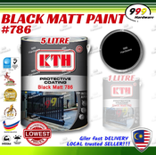 BLACK MATT PAINT FOR METAL AND WOOD ( Black Oxide Primer / Cat Hitam Mati /  Cat Besi)