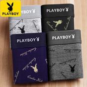 1 Pieces) Playboy Ladies Bodywear Cotton Boxer Shorts Assorted