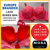 38d-48d Big Plus Size Bra Full Cup D Smooth Wired Strap No Padding In Coli  Wanita Bra Dawai Soft Saiz Besar