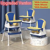 Baby chair with pvc cushion baby high chair kerusi baby( foldable