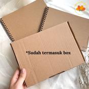 scrapbook vintage Size M buku notebook album foto story book kado unik  anniversary ulangtahun valentine birthday