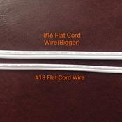 Philflex Flat Cord Wire #16 AWG 16 Pure Copper color black or