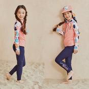 Swimming Suit kids girl mansu muslimah children fashion long sleeve  4/5/6/7/8/9/10/11/12/13/14/15 years old baju renang budak perempuan plus  size Swimwear swimsuit