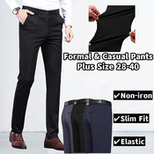 Seluar Slack Slim Fit Black Price & Promotion-Mar 2024