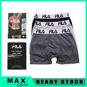 Malaysia Ready Stock】Men Underwear Spander Fila M-XXL Selaur