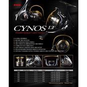 NEW RYOBI CYNOS LT Spinning Fishing Reels 2000-4000HP 6+1BB Light