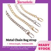 40cm/100cm Long 9.5mm Metal Chains For Bag Handle Chains Replacement  Shoulder Bag Strap For