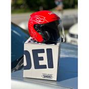 helmet shoei jack merah Ovation Metallic Schooler dating back nearly four decades Shoei - RF-1400 MM93 Collection