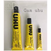 ORIGINAL UHU Glue/ Gam UHU - size available 7ml, 20ml, 60ml, 120ml