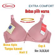 Sorex-Bra/BH Sorex Tanpa Kawat,, Kait 2, Cup A, Art 18165