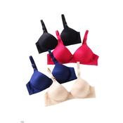 Ultra Thin Pad 38C-46D Non-wired Breathable Big Cup Bra