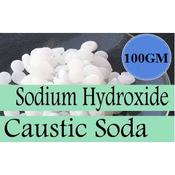 100g Lye Flakes- Sodium Hydroxide Caustic Soda Soap Raw Material
