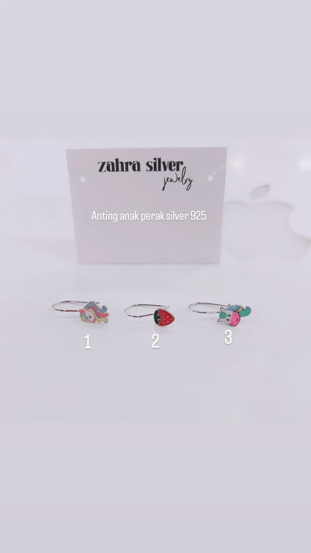 ANTING ANAK MATA PERAK 925 SILVER