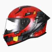 Cyril retro motorcycle Helmet Black Warrior combination helmet men's and  women's motorcycle half helmet full face helmet summer