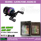 5Kg-7Kg Max Drag Ajiking Rome Jigging (Left Handed) Fishing Reel BC Round  Conventional Saltwater