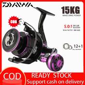 6-8kg) Maxdrag Ajiking Fire Fly Spool LED Light Spinning Fishing Reel Mesin  Pancing