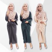 INNER DRESS cotton plain abaya jubah murah inner dress plus size