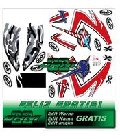 Decal helm arai hot sale
