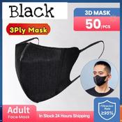 Women 3D Lace Face Mask Reusable Washable Cover Black White Masks Style  Fashion