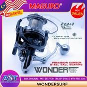 Jom Pancing】MAGURO WONDER SURF🔥2023🔥LONG CAST Spinning Reel Surf  Beach,Mesin Pantai, AWASHIMA SURFCAST