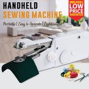 Handy Stitch Mini Sewing Machine Cordless Handheld Cloth Sewer / Mesin  Jahit